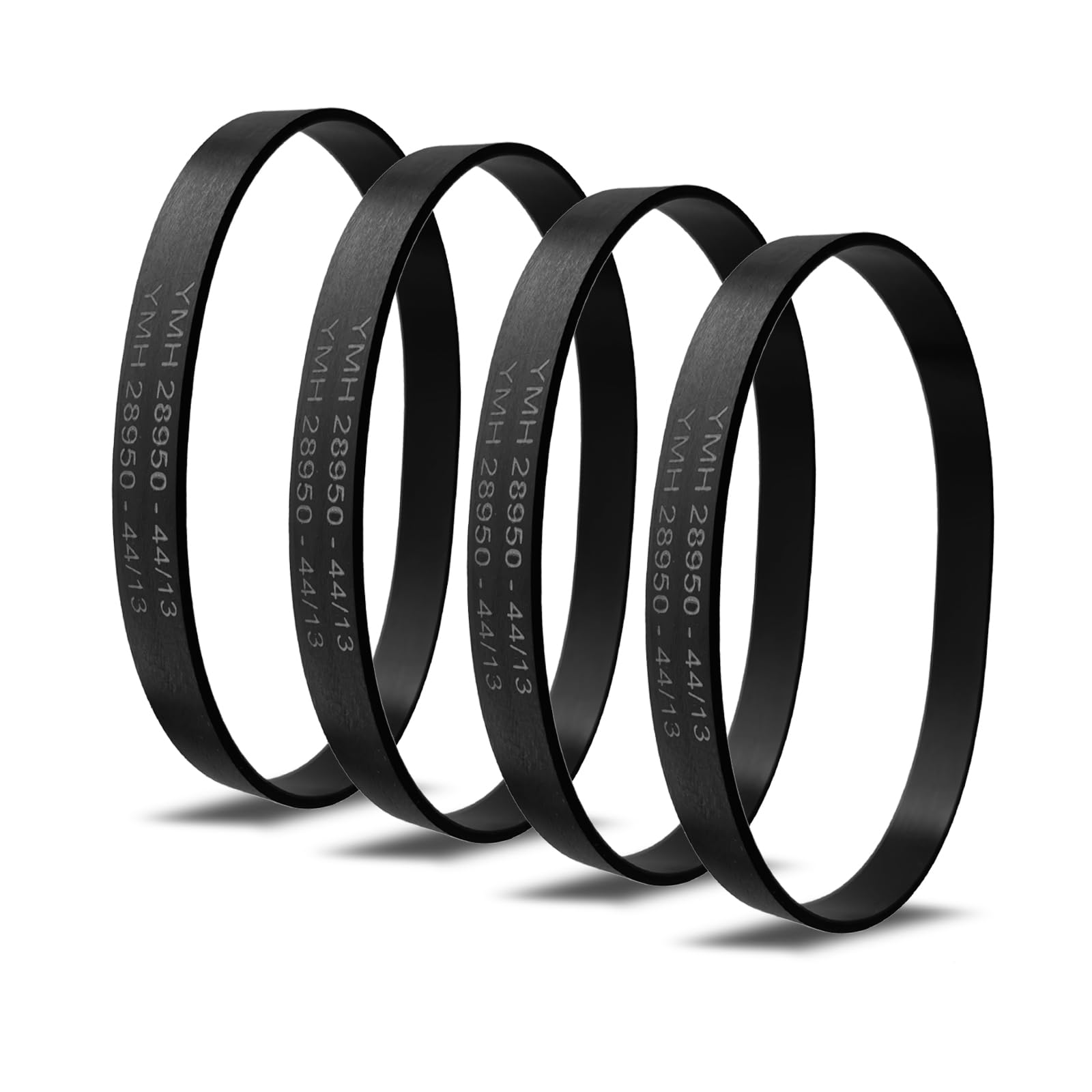 4 Pack Replacement Belts Vacuum Belts Compatible with Bissell
